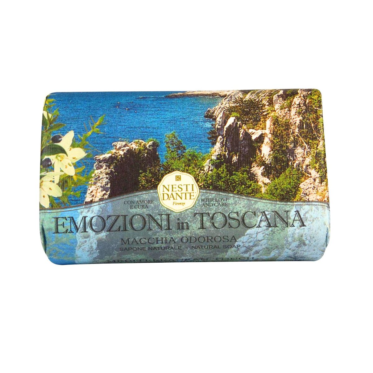 Jabón Vegetal Emozioni in Toscana Flora Mediterránea 250 g