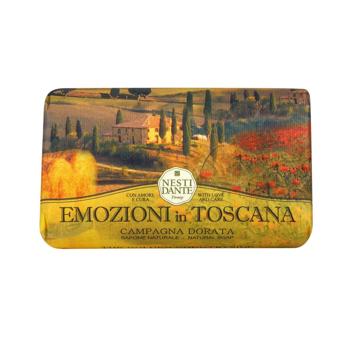 Jabón Vegetal Emozioni in Toscana Campiña Dorada 250 g