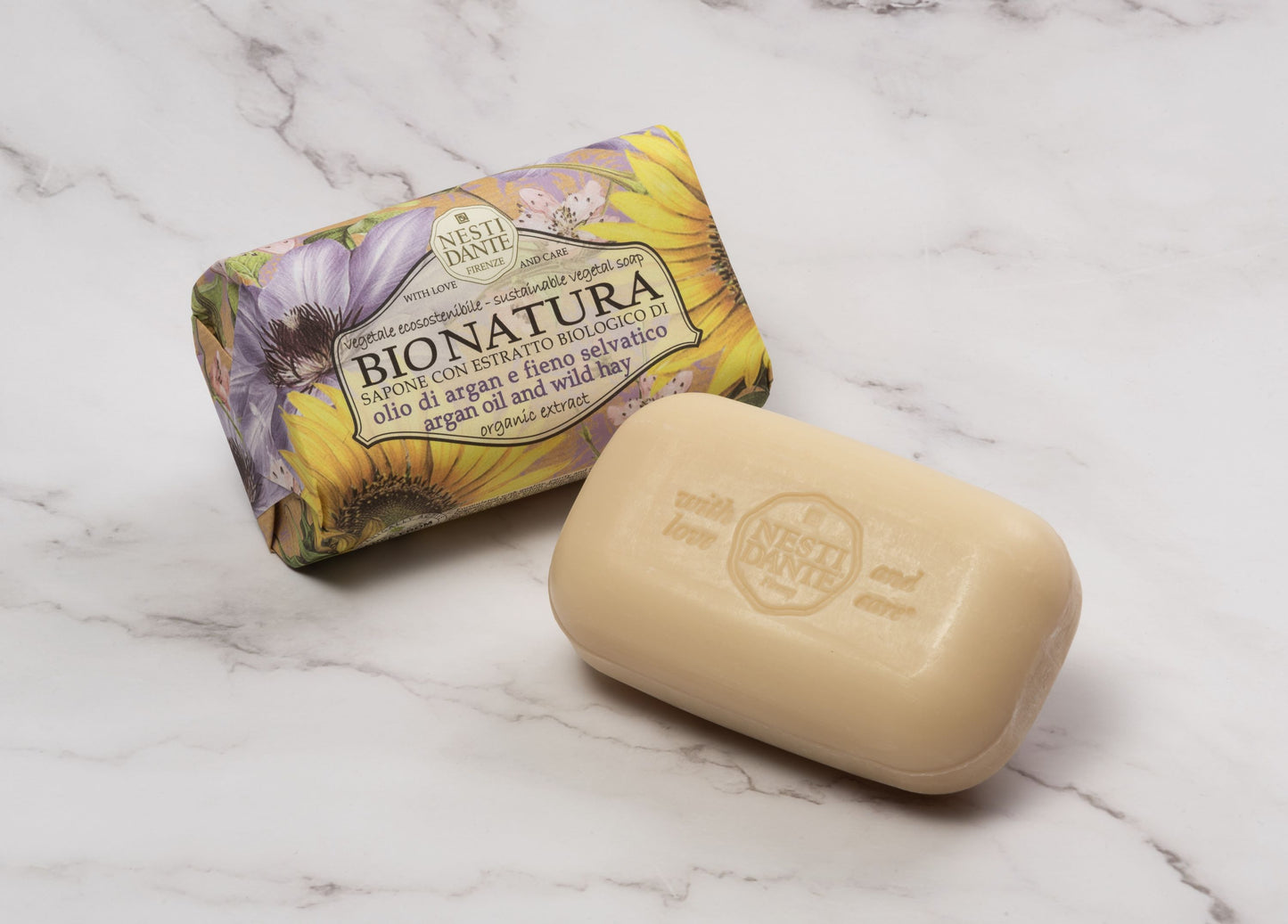 BIONATURA - Jabón Vegetal - Argan y Hierba Silvestre - 250g