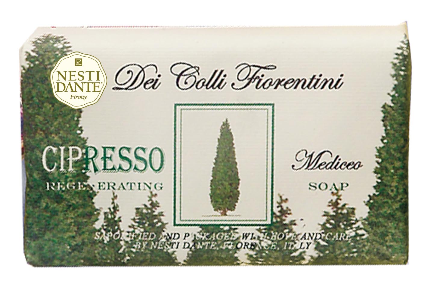 DEI COLLI FIORENTINI - Jabón Vegetal extra fino - Cipres - 250g
