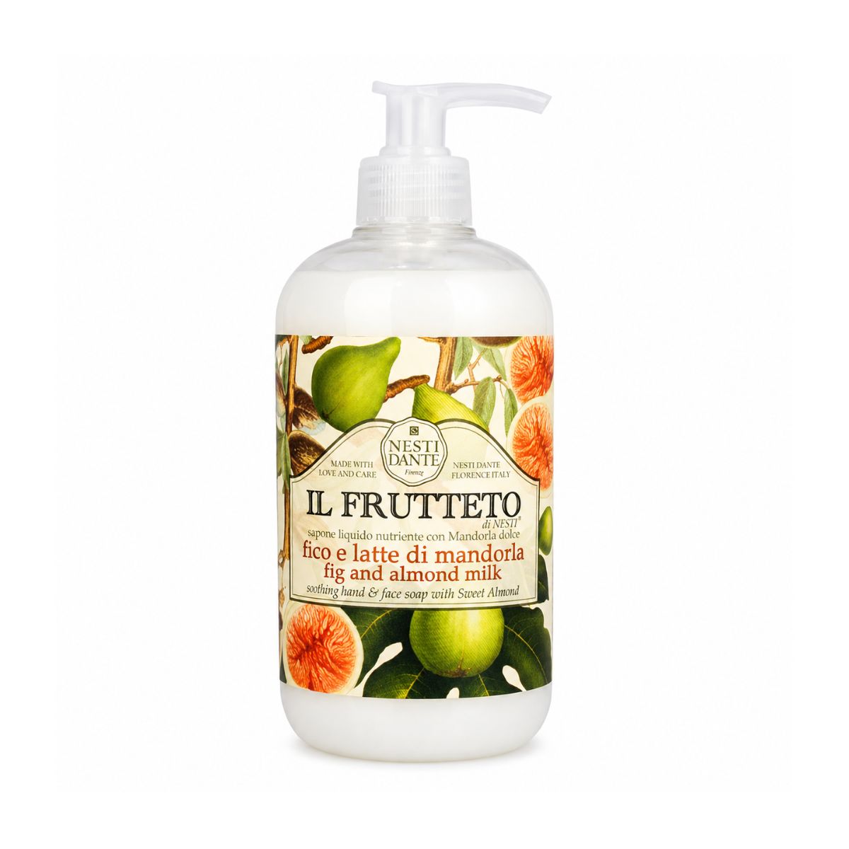 Jabón Líquido Il Frutteto Higo y Leche de Almendras 500 ml