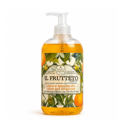 Jabón Líquido Il Frutteto Aceite de Oliva y Mandarina 500 ml