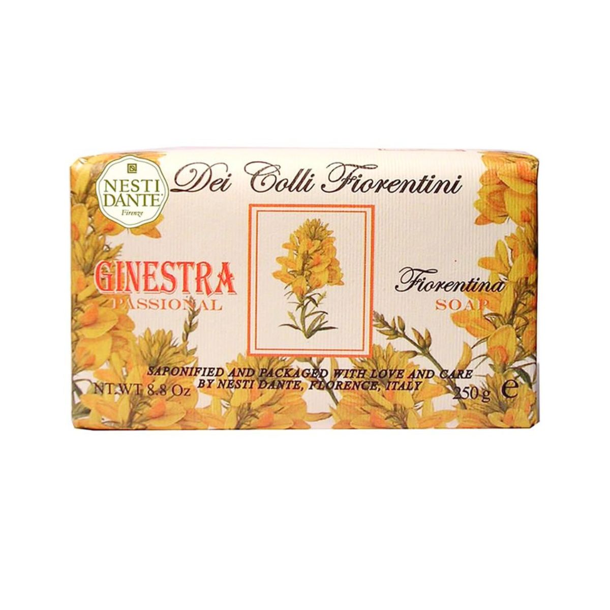 Jabón Vegetal extra fino Dei Colli Fiorentini Retama de Olor 250 g