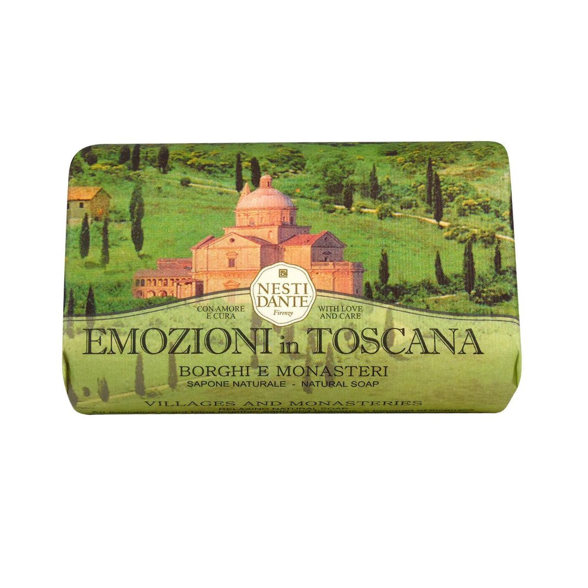 Jabón Vegetal Emozioni in Toscana Pueblos y Monasterios 250 g