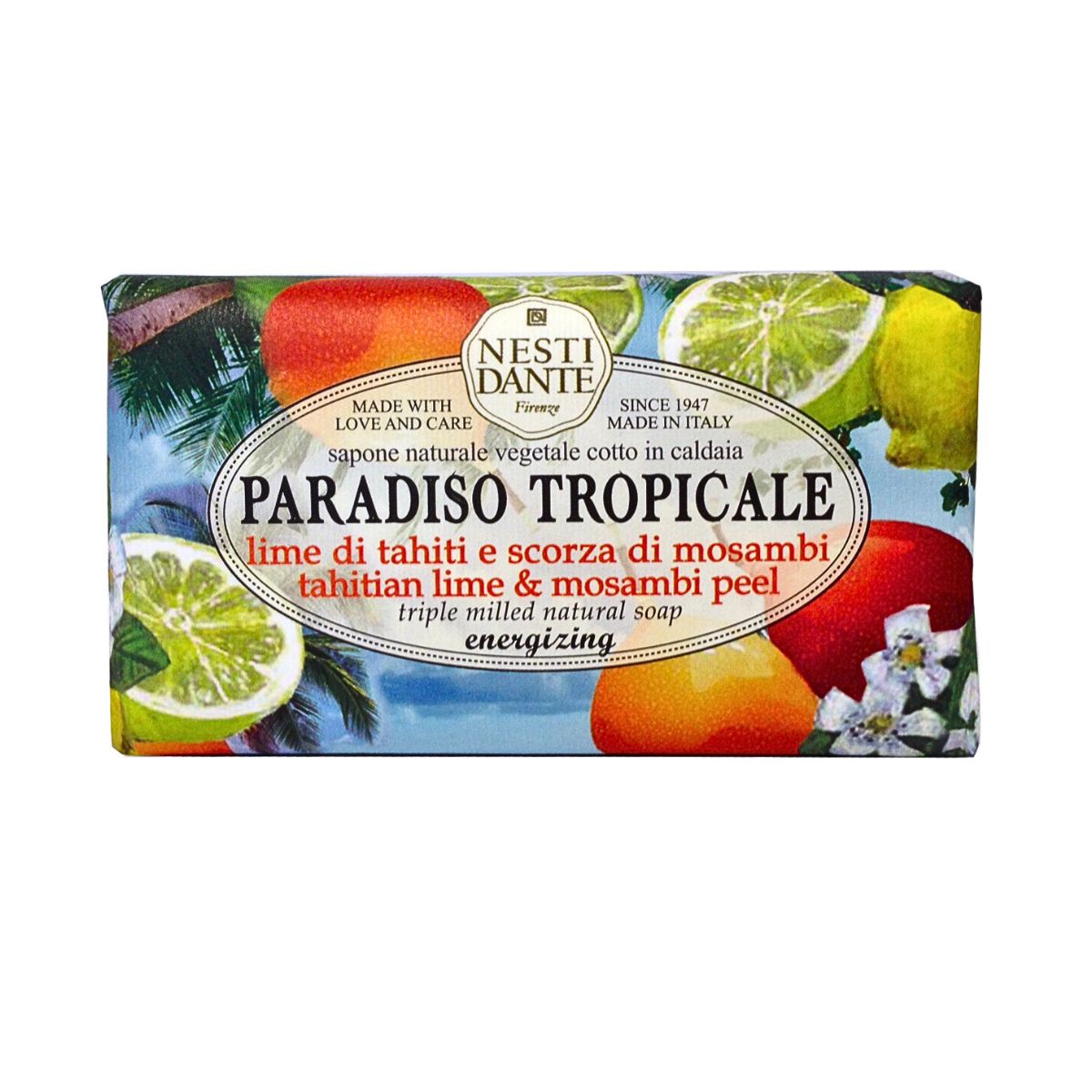 Jabón Vegetal Paradiso Tropicale Lima Tahitiana y Mosambí 250 g