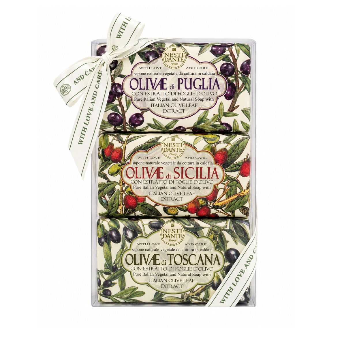Kit Regalo Oliva 3 Jabones Vegetales 150 g