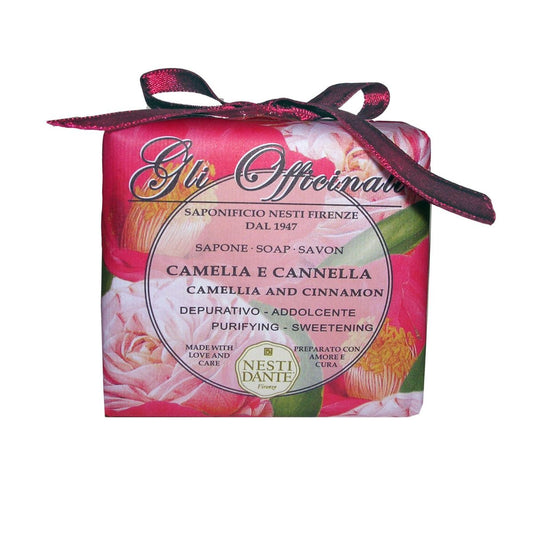 Jabón Vegetal Gli Officinali Camelia y Canela 200 g