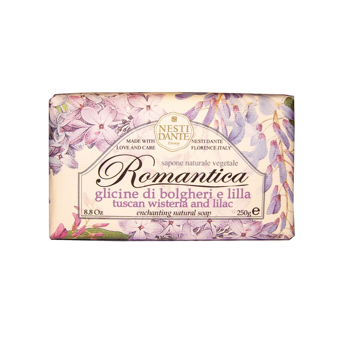 Jabón Vegetal Romántica Glicina y Lila 250 g