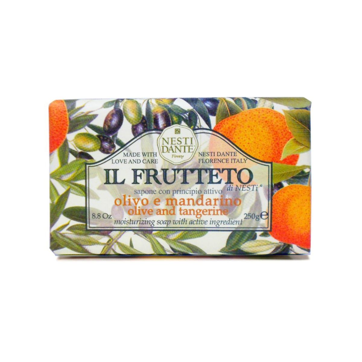 Jabón Vegetal Il Frutteto Oliva y Mandarina 250 g