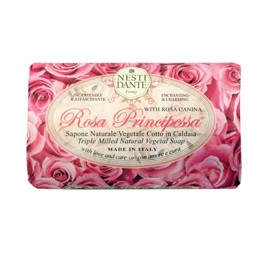 Jabón Vegetal Le Rose Rosa Principessa 150 g