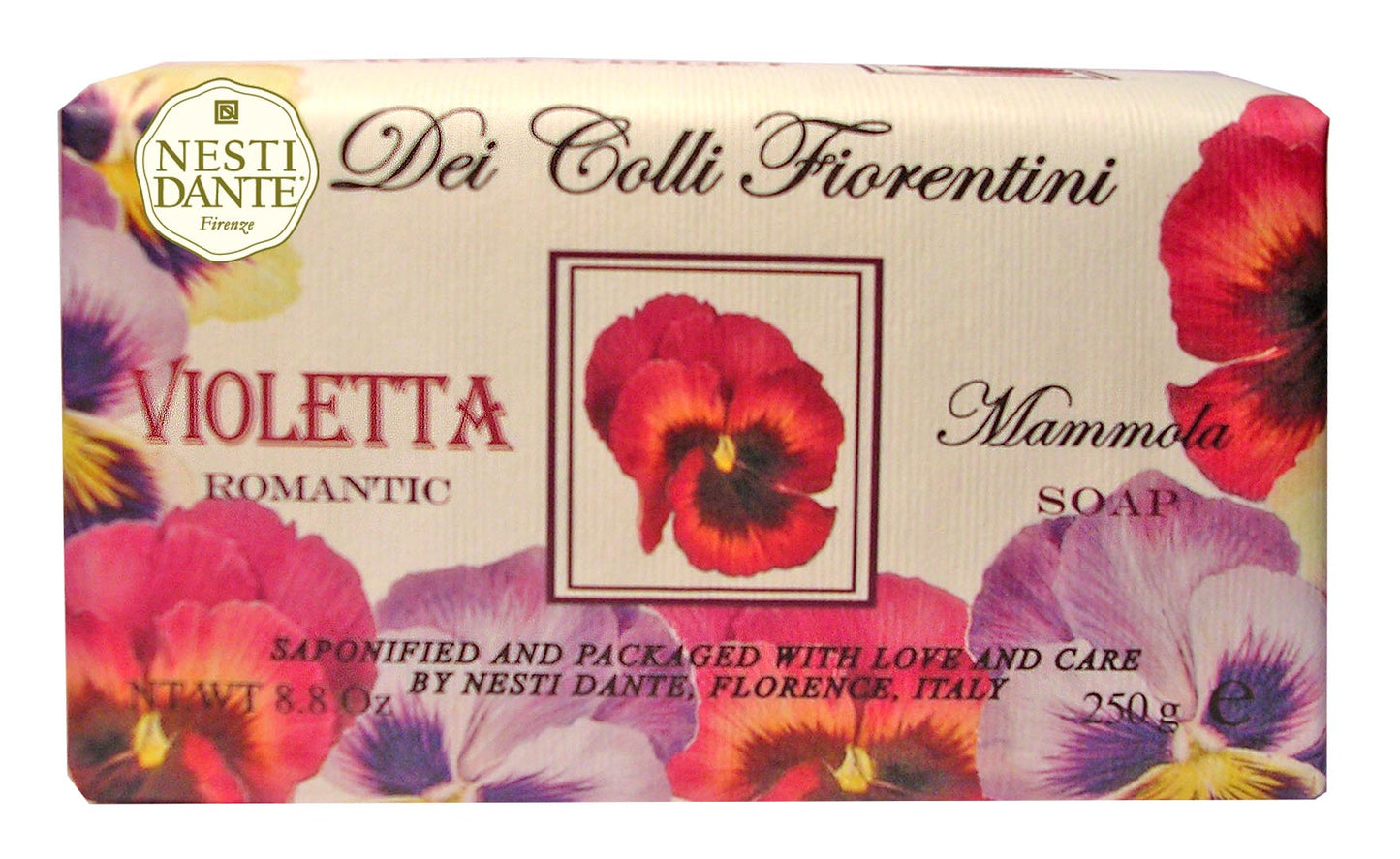 DEI COLLI FIORENTINI - Jabón Vegetal extra fino - Violeta - 250g