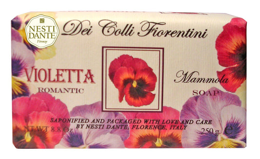 DEI COLLI FIORENTINI - Jabón Vegetal extra fino - Violeta - 250g