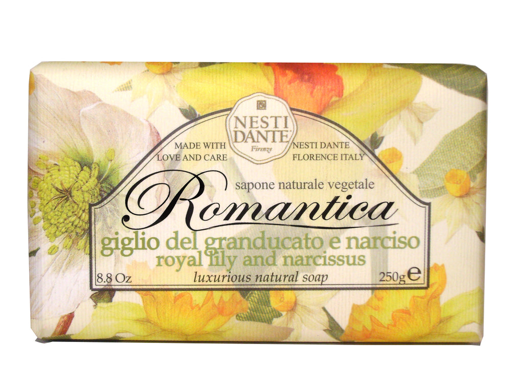 Kit Romántica Nesti Dante 6 Jabones Vegetales de Flores 150 g