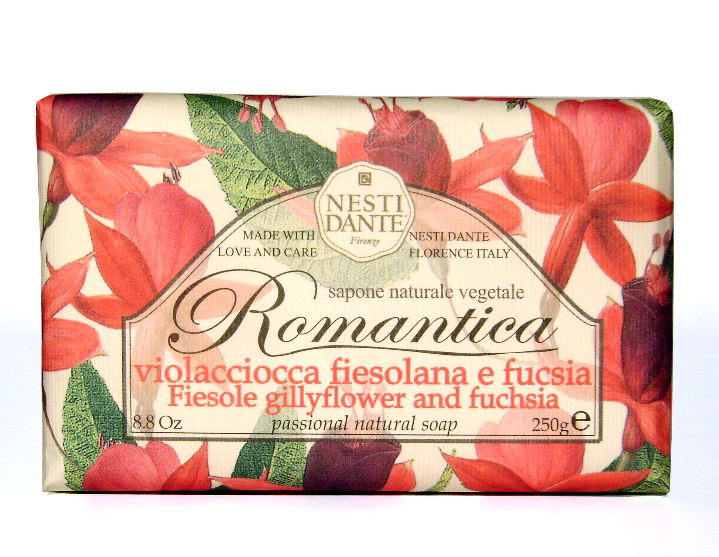 Kit Romántica Nesti Dante 6 Jabones Vegetales de Flores 150 g